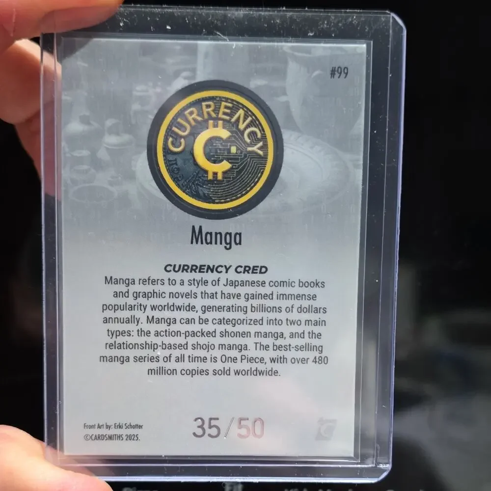 Cardsmiths Currency Cred Manga #99 Serial Numbered Card 2025